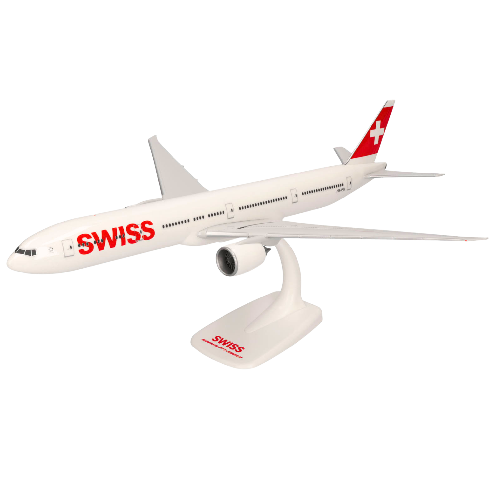 Herpa Snap-Fit Flugzeugmodell Swiss International Air Lines Boeing 777-300ER (1:200)